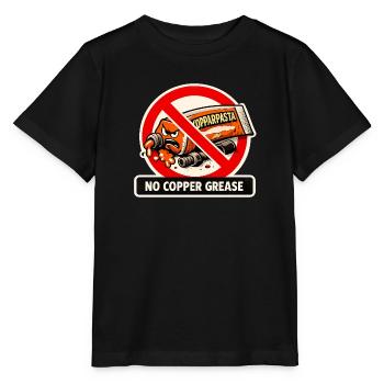 No copper paste - Stanley/Stella MINI CREATOR Kids’ T-Shirt - black - Front - Mikhail (115cm)