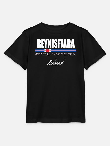 Reynisfjara - Stanley/Stella Kinder T-Shirt MINI CREATOR - Schwarz