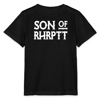 Son of Rhrptt - Ruhrpott - Zeche - Zollverein - Stanley/Stella Kinder T-Shirt MINI CREATOR  - Schwarz - Vorne - Mikhail (115cm)