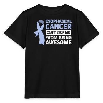 Cancer de l’œsophage Survivant du cancer de la chimiothérapie - T-shirt bio MINI CREATOR Stanley/Stella Enfant - noir - Devant - Mikhail (115cm)