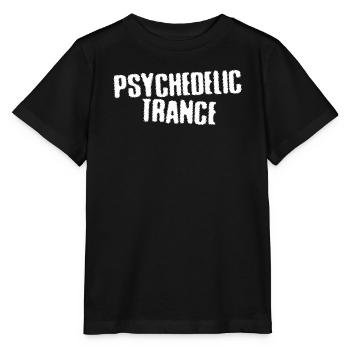 PsychoTrance Distressed Typography - Stanley/Stella MINI CREATOR Kids’ T-Shirt - black - Front - Mikhail (115cm)