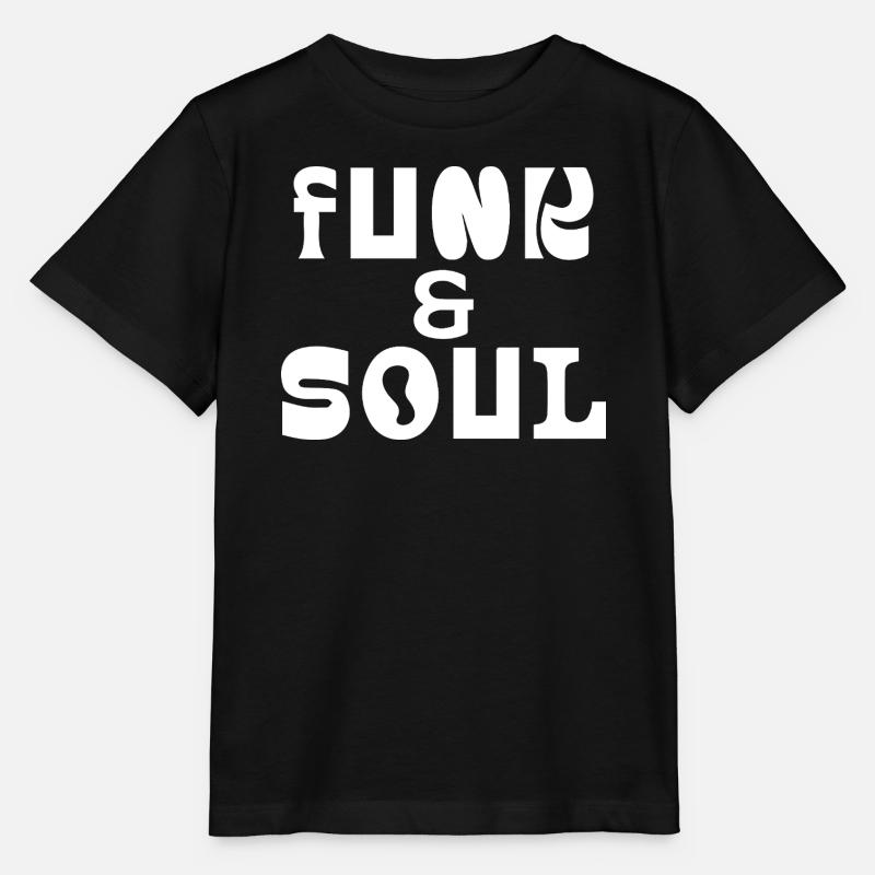 Funk and Soul Bold Typography  - Stanley/Stella MINI CREATOR Kids’ T-Shirt - black