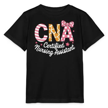 Caregiver Saying Funny Caregiver Gift - Stanley/Stella MINI CREATOR Kids’ T-Shirt - black - Front - Mikhail (115cm)