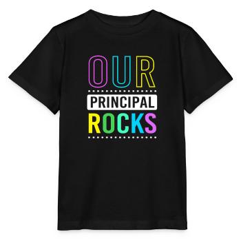 Direktor Schulleitung Schule Rektor Schulleiter - Stanley/Stella Kinder T-Shirt MINI CREATOR  - Schwarz - Vorne - Mikhail (115cm)
