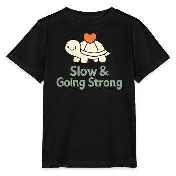 Identité parentale douce, lente - T-shirt bio MINI CREATOR Stanley/Stella Enfant - noir - Devant - Mikhail (115cm)
