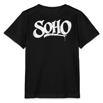 Soho Graffiti Shirt Design - Stanley/Stella MINI CREATOR Kids’ T-Shirt - black - Front - Mikhail (115cm)