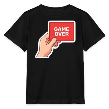 Game Over Rétro Sign - T-shirt bio MINI CREATOR Stanley/Stella Enfant - noir - Devant - Mikhail (115cm)