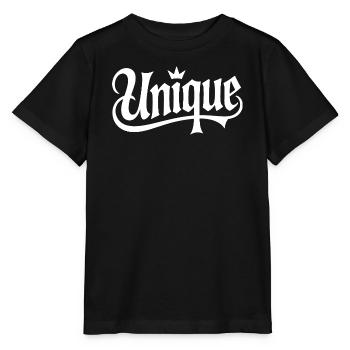 Unique Einzigartig Unikat Selbstwert Einzig Artig - Stanley/Stella Kinder T-Shirt MINI CREATOR  - Schwarz - Vorne - Mikhail (115cm)