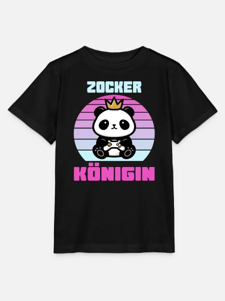 Zocker Königin gamerin - Stanley/Stella Kinder T-Shirt MINI CREATOR - Schwarz