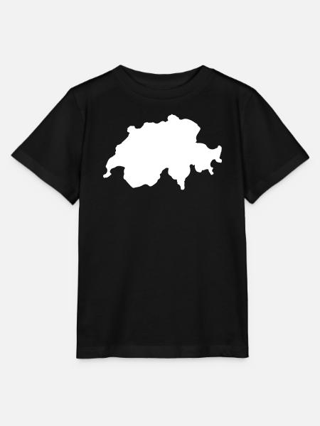 Schweiz Land Swiss - Stanley/Stella Kinder T-Shirt MINI CREATOR  - Schwarz