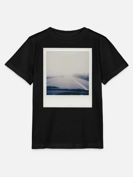 Neblige Autobahn - Stanley/Stella Kinder T-Shirt MINI CREATOR - Schwarz