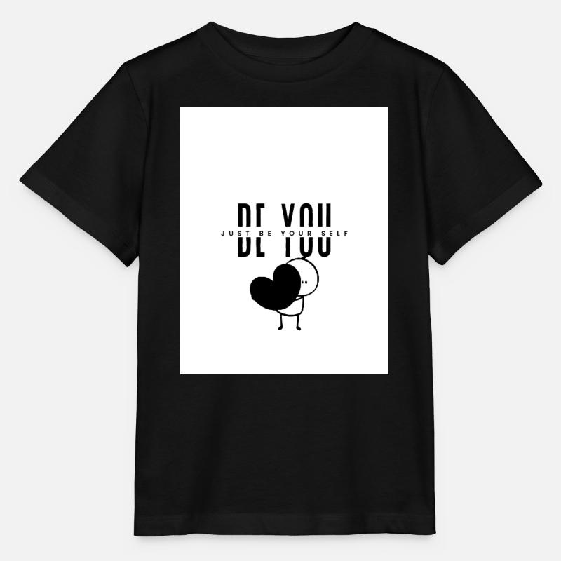 Sois toi-même - T-shirt bio MINI CREATOR Stanley/Stella Enfant - noir
