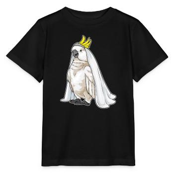Papagei Braut Schleier Hochzeit - Stanley/Stella Kinder T-Shirt MINI CREATOR  - Schwarz - Vorne - Mikhail (115cm)