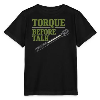 Traktormechaniker Dieselreparatur Tech - Stanley/Stella Kinder T-Shirt MINI CREATOR  - Schwarz - Vorne - Mikhail (115cm)