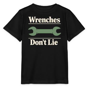 Traktormechaniker Dieselreparatur Tech - Stanley/Stella Kinder T-Shirt MINI CREATOR  - Schwarz - Vorne - Mikhail (115cm)