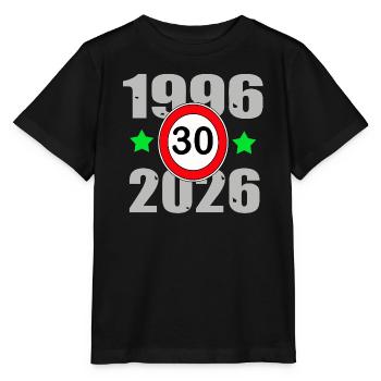 Birthday 30 , 30 years1996 to 2026 - Stanley/Stella MINI CREATOR Kids’ T-Shirt - black - Front - Mikhail (115cm)