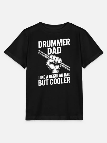 Drummer Spruch Lustiges Schlagzeuger Geschenk - Stanley/Stella Kinder T-Shirt MINI CREATOR - Schwarz