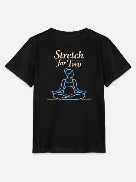 Vorgeburtliches Yoga Werdende Mutter - Stanley/Stella Kinder T-Shirt MINI CREATOR - Schwarz