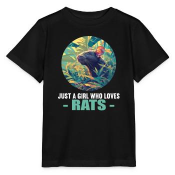 Ratten Ratte - Stanley/Stella Kinder T-Shirt MINI CREATOR  - Schwarz - Vorne - Mikhail (115cm)
