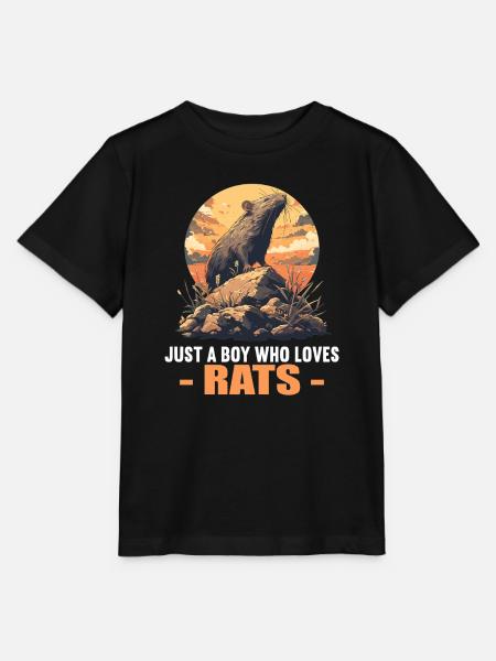 Ratten Ratte - Stanley/Stella Kinder T-Shirt MINI CREATOR - Schwarz