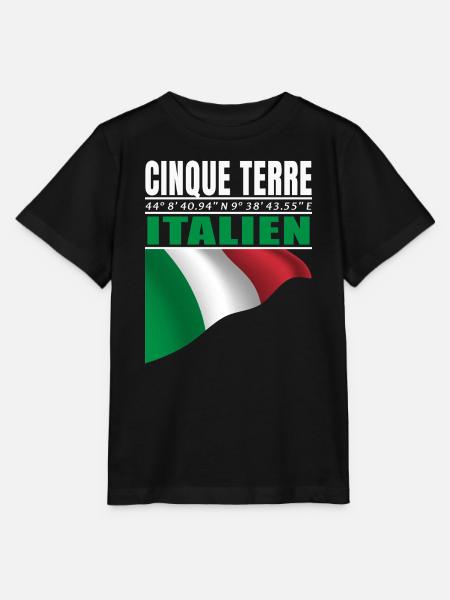 Cinque Terre - Stanley/Stella Kinder T-Shirt MINI CREATOR - Schwarz