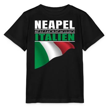 Neapel - Stanley/Stella Kinder T-Shirt MINI CREATOR  - Schwarz - Vorne - Mikhail (115cm)