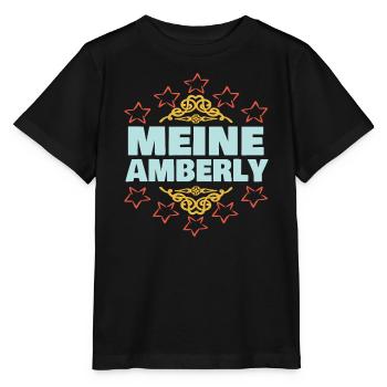 Maedchen Amberly - Stanley/Stella Kinder T-Shirt MINI CREATOR  - Schwarz - Vorne - Mikhail (115cm)