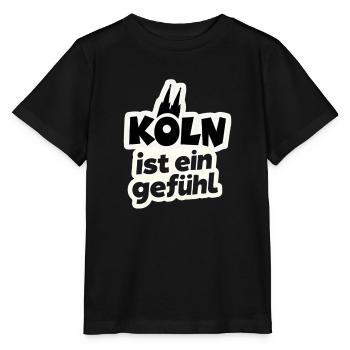 Cologne is a feeling Cologne cathedral - Stanley/Stella MINI CREATOR Kids’ T-Shirt - black - Front - Mikhail (115cm)