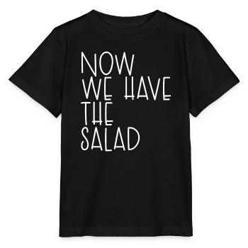 MAINTENANT, NOUS AVONS LA SALADE - T-shirt bio MINI CREATOR Stanley/Stella Enfant - noir - Devant - Mikhail (115cm)