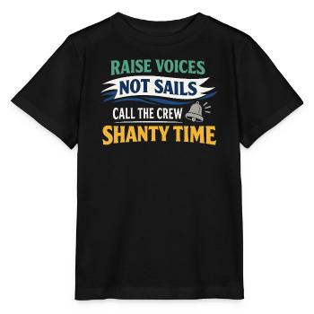 Shanty Crew folk music community - Stanley/Stella MINI CREATOR Kids’ T-Shirt - black - Front - Mikhail (115cm)