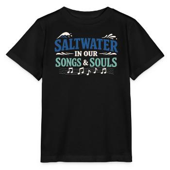 Shanty Crew folk music community - Stanley/Stella MINI CREATOR Kids’ T-Shirt - black - Front - Mikhail (115cm)