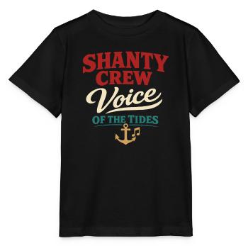 Shanty Crew folk music community - Stanley/Stella MINI CREATOR Kids’ T-Shirt - black - Front - Mikhail (115cm)