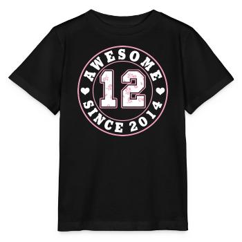 Idée cadeau pour le 12e anniversaire depuis 2014 - T-shirt bio MINI CREATOR Stanley/Stella Enfant - noir - Devant - Mikhail (115cm)