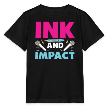 Poetry Slam Ink and Impact Slam Poetry - Stanley/Stella MINI CREATOR Kids’ T-Shirt - black - Front - Mikhail (115cm)