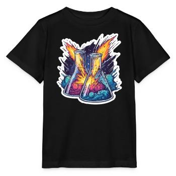 Lab Geek Educational Quadrantid Meteor Shower Expe - Stanley/Stella MINI CREATOR Kids’ T-Shirt - black - Front - Mikhail (115cm)