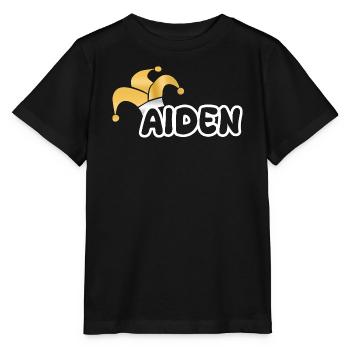Carnival Aiden - Stanley/Stella Kinder T-Shirt MINI CREATOR  - Schwarz - Vorne - Mikhail (115cm)