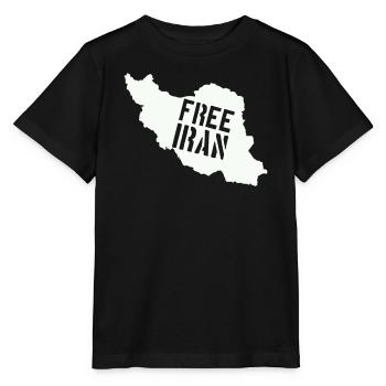 Iran Freiheit Free Iran - Stanley/Stella Kinder T-Shirt MINI CREATOR  - Schwarz - Vorne - Mikhail (115cm)
