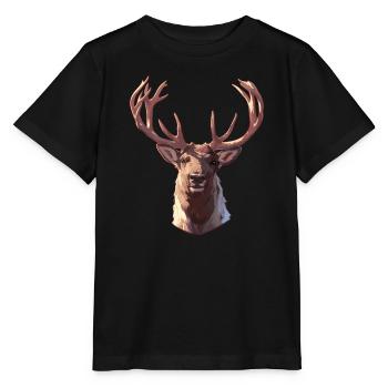 Renne Renne - T-shirt bio MINI CREATOR Stanley/Stella Enfant - noir - Devant - Mikhail (115cm)