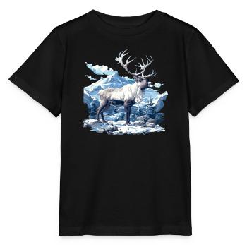 Renne Renne - T-shirt bio MINI CREATOR Stanley/Stella Enfant - noir - Devant - Mikhail (115cm)