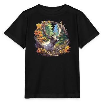 Renne Renne - T-shirt bio MINI CREATOR Stanley/Stella Enfant - noir - Devant - Mikhail (115cm)