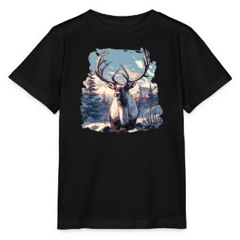 Renne Renne - T-shirt bio MINI CREATOR Stanley/Stella Enfant - noir - Devant - Mikhail (115cm)