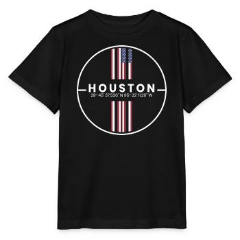 Coordonnées de Houston - T-shirt bio MINI CREATOR Stanley/Stella Enfant - noir - Devant - Mikhail (115cm)