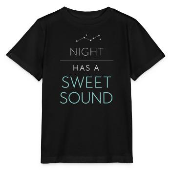 Navigation de nuit avec - T-shirt bio MINI CREATOR Stanley/Stella Enfant - noir - Devant - Mikhail (115cm)
