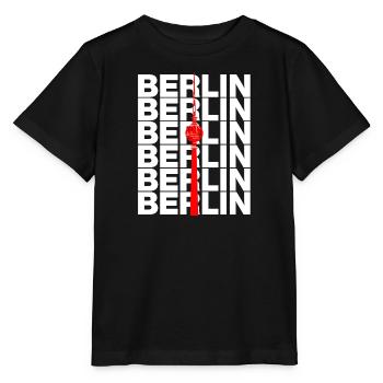 TOUR DE TÉLÉVISION DE BERLIN, ALEX POINT DE REPÈRE DIT EST BERLIN - T-shirt bio MINI CREATOR Stanley/Stella Enfant - noir - Devant - Mikhail (115cm)