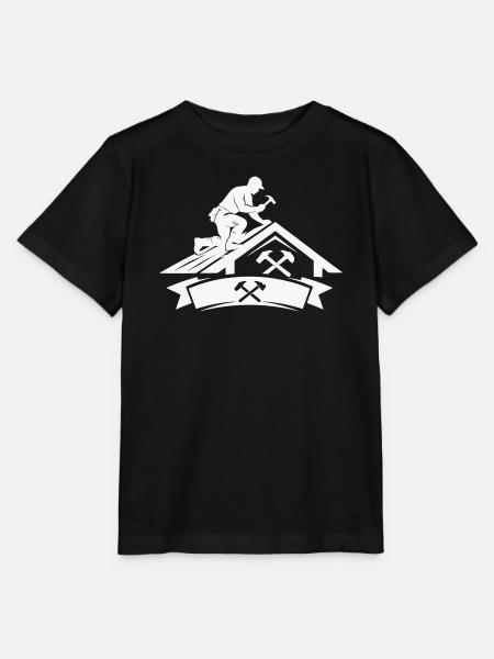 Dachdecker Meister Motiv - Stanley/Stella Kinder T-Shirt MINI CREATOR  - Schwarz