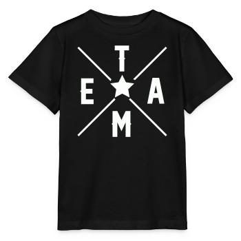 Équipe - T-shirt bio MINI CREATOR Stanley/Stella Enfant - noir - Devant - Mikhail (115cm)