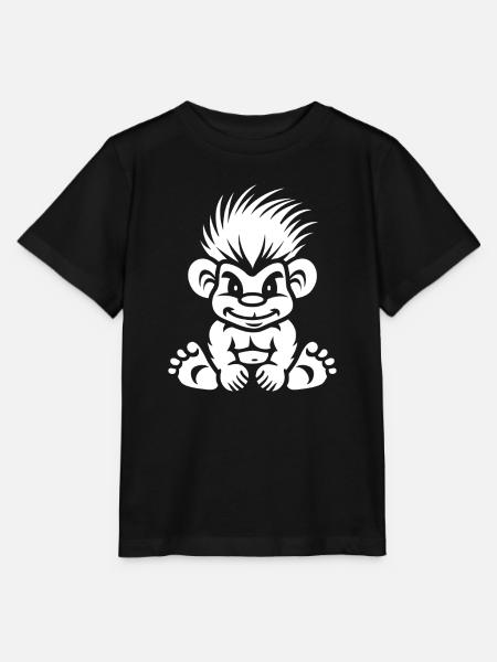Troll - Stanley/Stella Kinder T-Shirt MINI CREATOR - Schwarz