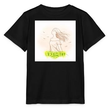 Freiheit im Wind - Stanley/Stella Kinder T-Shirt MINI CREATOR  - Schwarz - Vorne - Mikhail (115cm)