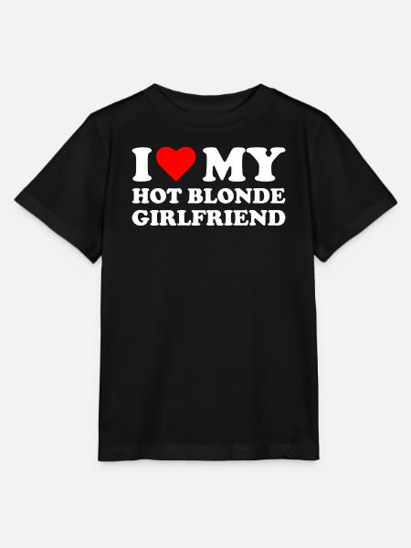 Ich liebe meine blonde Freundin - Stanley/Stella Kinder T-Shirt MINI CREATOR - Schwarz