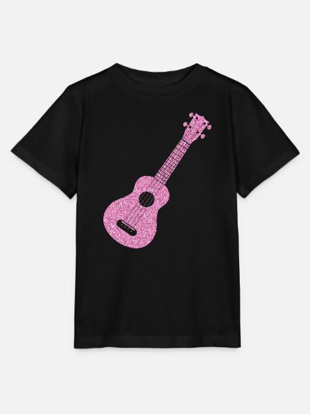 Hawaiian Ukulele Uke Diamonds - Stanley/Stella Kinder T-Shirt MINI CREATOR  - Schwarz